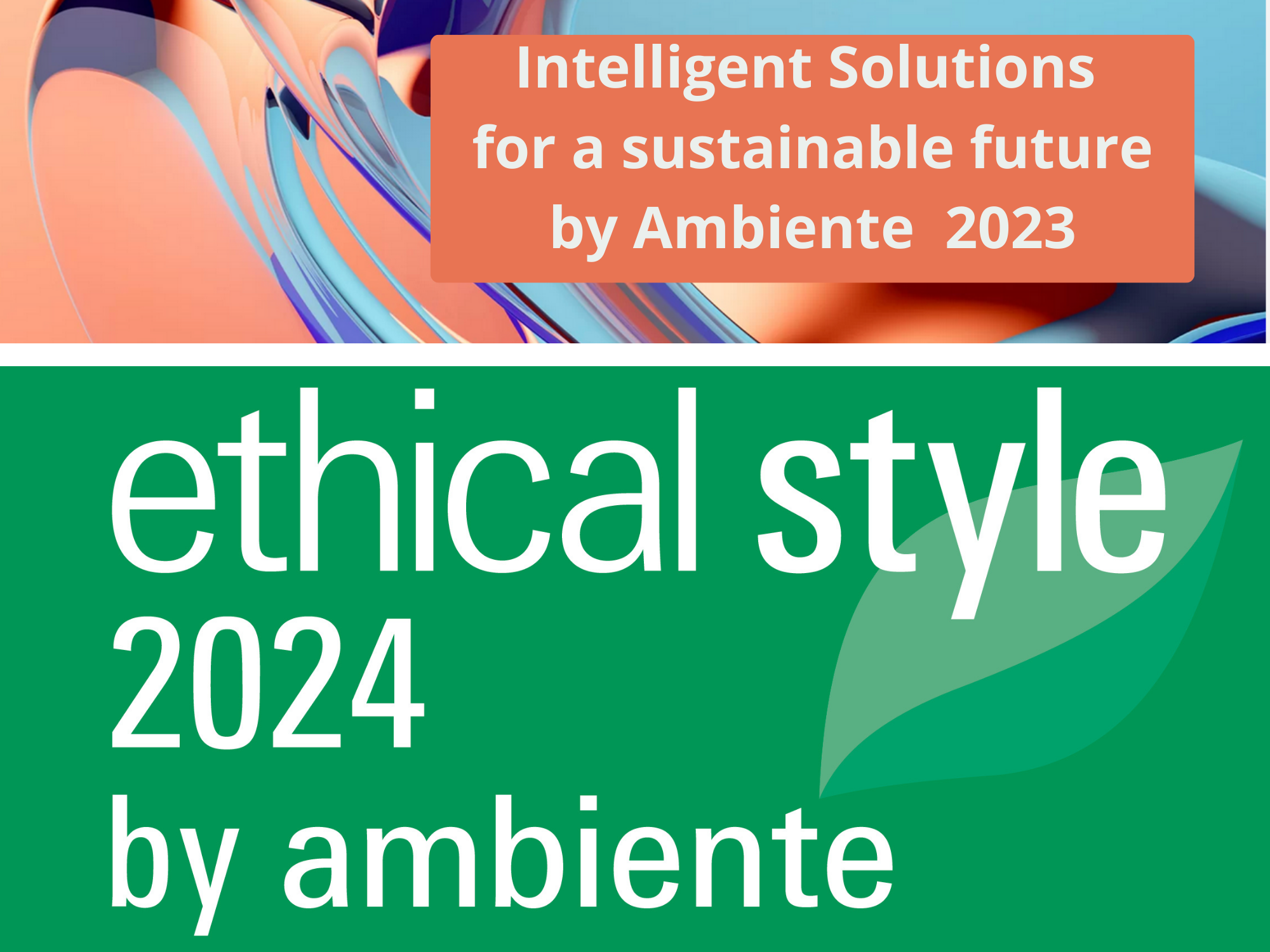 Intelligent Solutions for a sustainable future by Ambiente 2023