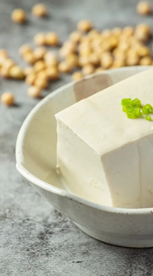 Leches vegetales concentradas, como tofu, yogur o queso vegano