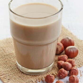 leche de avellanas