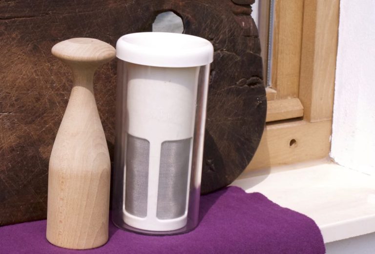 chufamix y mortero de madera de haya